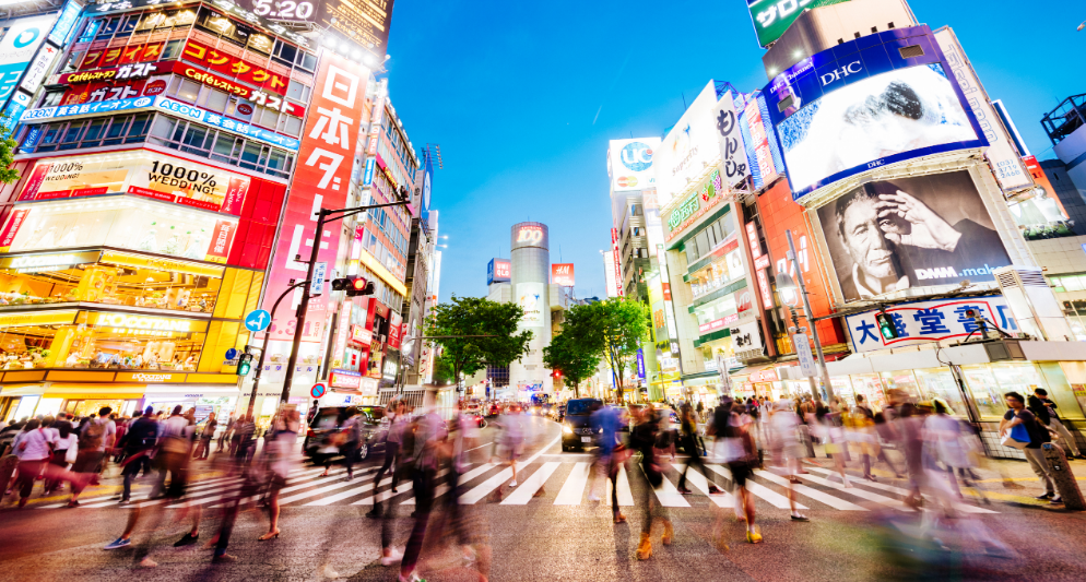 dạo những phố mua sắm náo nhiệt khi du lịch nhật